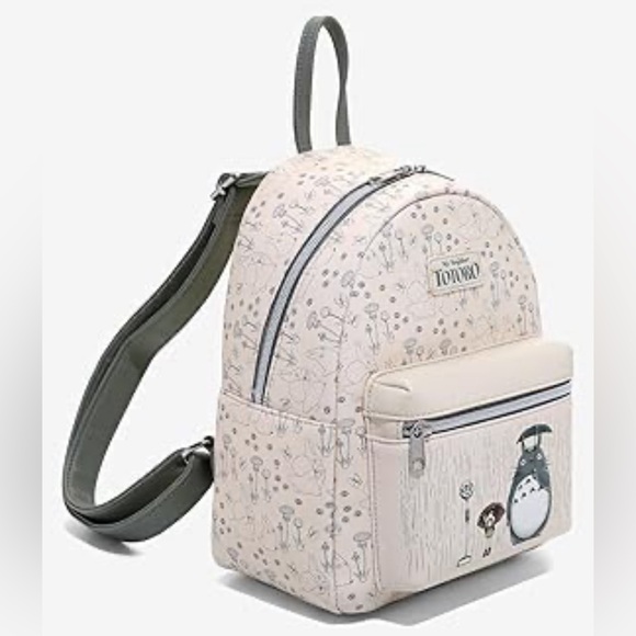 MY NEIGHBOR TOTORO 
Studio Ghibli My Neighbor Totoro Rain Mini Backpack - Picture 12 of 14